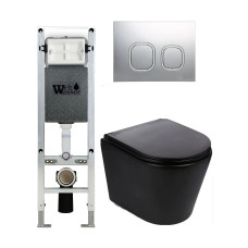 Душевая кабина Weltwasser AMBERG 350 ST + SALZBACH 043 MT-BL + AMBERG RD-MT CR 10000011524
