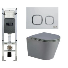 Душевая кабина Weltwasser AMBERG 350 ST + SALZBACH 043 MT-GR + AMBERG RD-WT 10000011565