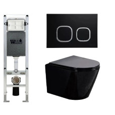 Душевая кабина Weltwasser AMBERG 350 ST + SALZBACH 043 GL-BL + AMBERG RD-BL 10000013457