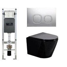 Душевая кабина Weltwasser AMBERG 350 ST + SALZBACH 043 GL-BL + AMBERG RD-CR 10000013458