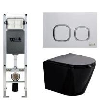 Душевая кабина Weltwasser AMBERG 350 ST + SALZBACH 043 GL-BL + AMBERG RD-WT 10000013460