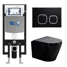 Душевая кабина Weltwasser AMBERG 497 + SALZBACH 043 GL-BL + AMBERG RD-BL 10000013462