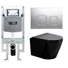 Душевая кабина Weltwasser AMBERG 497 ST + SALZBACH 043 GL-BL + AMBERG RD-MT CR 10000013469