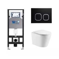 Душевая кабина Weltwasser AMBERG 506 + SALZBACH 043 GL-WT + AMBERG RD-BL 10000011499