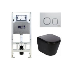 Душевая кабина Weltwasser AMBERG 506 ST + SALZBACH 043 MT-BL + AMBERG RD-WT 10000011545