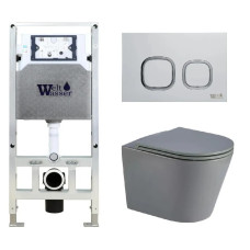 Душевая кабина Weltwasser AMBERG 506 ST + SALZBACH 043 MT-GR + AMBERG RD-WT 10000011585