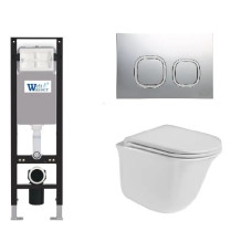 Душевая кабина Weltwasser AMBERG 350 + TELBACH 004 GL-WT + AMBERG RD-CR 10000012435
