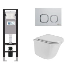 Душевая кабина Weltwasser AMBERG 350 + TELBACH 004 GL-WT + AMBERG RD-WT 10000012437
