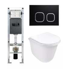 Душевая кабина Weltwasser AMBERG 350 ST + TELBACH 004 GL-WT + AMBERG RD-BL 10000006587