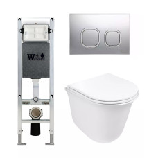 Душевая кабина Weltwasser AMBERG 350 ST + TELBACH 004 GL-WT + AMBERG RD-CR 10000006588