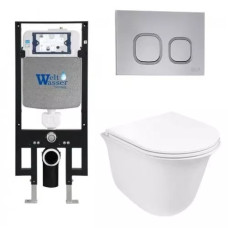 Душевая кабина Weltwasser AMBERG 497 + TELBACH 004 GL-WT + AMBERG RD-CR 10000006676