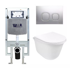 Душевая кабина Weltwasser AMBERG 497 ST + TELBACH 004 GL-WT + AMBERG RD-MT CR 10000006765