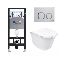 Душевая кабина Weltwasser AMBERG 506 + TELBACH 004 GL-WT + AMBERG RD-WT 10000006854