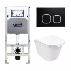 Душевая кабина Weltwasser AMBERG 506 ST + TELBACH 004 GL-WT + AMBERG RD-BL 10000006939
