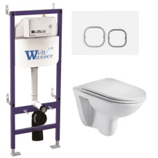 Душевая кабина Weltwasser BAMBERG 460 + BAARBACH 004 GL-WT + BAMBERG WT 10000010346