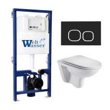 Душевая кабина Weltwasser BAMBERG 525 + BAARBACH 004 GL-WT + BAMBERG BL 10000010348