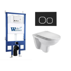 Душевая кабина Weltwasser BAMBERG 545 + BAARBACH 004 GL-WT + BAMBERG BL 10000010352