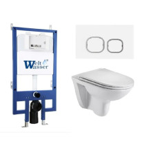 Душевая кабина Weltwasser BAMBERG 545 + BAARBACH 004 GL-WT + BAMBERG WT 10000010354