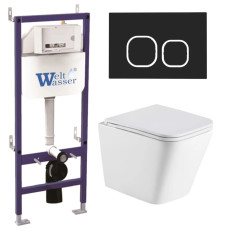 Душевая кабина Weltwasser BAMBERG 460 + GELBACH 043 GL-WT + BAMBERG BL 10000012809