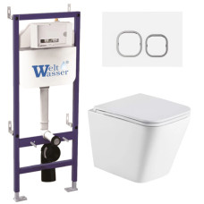 Душевая кабина Weltwasser BAMBERG 460 + GELBACH 043 GL-WT + BAMBERG WT 10000012811