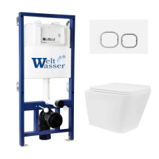 Душевая кабина Weltwasser BAMBERG 525 + GELBACH 043 GL-WT + BAMBERG WT 10000012814