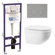 Душевая кабина Weltwasser BAMBERG 460 + HEIMBACH 043 GL-WT + BAMBERG CR 10000012820
