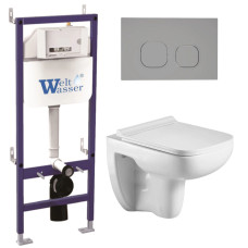 Душевая кабина Weltwasser BAMBERG 460 + KEHLBACH 004 GL-WT + BAMBERG CR 10000012850