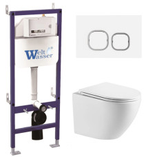 Душевая кабина Weltwasser BAMBERG 460 + MERZBACH 043 GL-WT + BAMBERG WT 10000012893