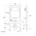 Душевая кабина Weltwasser BAMBERG 460 + MERZBACH 043 MT-WT + BAMBERG CR 10000013619