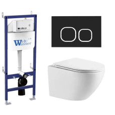 Душевая кабина Weltwasser BAMBERG 460 + MERZBACH 043 XL GL-WT + BAMBERG BL 10000013786