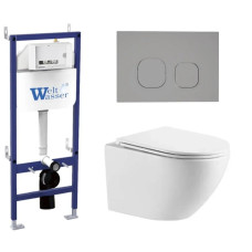Душевая кабина Weltwasser BAMBERG 460 + MERZBACH 043 XL GL-WT + BAMBERG CR 10000013787