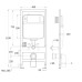 Душевая кабина Weltwasser BAMBERG 460 + MERZBACH 043 XL GL-WT + BAMBERG CR 10000013787