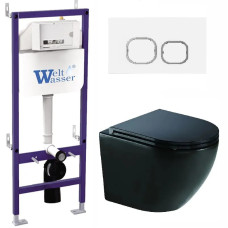 Душевая кабина Weltwasser BAMBERG 460 + MERZBACH 043 XL MT-BL + BAMBERG WT 10000014129