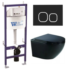 Душевая кабина Weltwasser BAMBERG 460 + MERZBACH 041 XL MT-BL + BAMBERG BL 10000012869