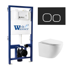 Душевая кабина Weltwasser BAMBERG 525 + MERZBACH 043 GL-WT + BAMBERG BL 10000012894