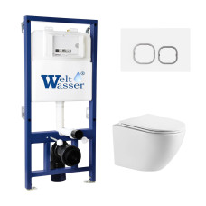 Душевая кабина Weltwasser BAMBERG 525 + MERZBACH 043 GL-WT + BAMBERG WT 10000012896