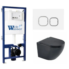 Душевая кабина Weltwasser BAMBERG 525 + MERZBACH 043 MT-BL + BAMBERG WT 10000012906
