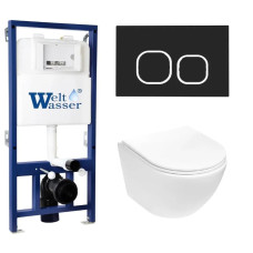 Душевая кабина Weltwasser BAMBERG 525 + MERZBACH 043 MT-WT + BAMBERG BL 10000013621