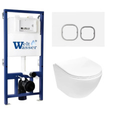 Душевая кабина Weltwasser BAMBERG 525 + MERZBACH 043 MT-WT + BAMBERG WT 10000013623
