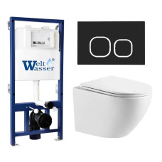 Душевая кабина Weltwasser BAMBERG 525 + MERZBACH 043 XL GL-WT + BAMBERG BL 10000013790