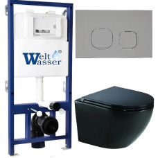 Душевая кабина Weltwasser BAMBERG 525 + MERZBACH 043 XL MT-BL + BAMBERG CR 10000014134