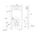 Душевая кабина Weltwasser BAMBERG 525 + MERZBACH 041 XL MT-BL + BAMBERG WT 10000012874