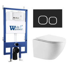 Душевая кабина Weltwasser BAMBERG 545 + MERZBACH 043 XL GL-WT + BAMBERG BL 10000013794