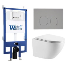 Душевая кабина Weltwasser BAMBERG 545 + MERZBACH 043 XL GL-WT + BAMBERG CR 10000013795