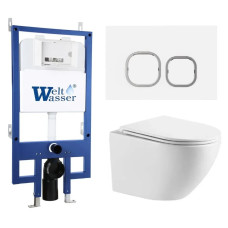 Душевая кабина Weltwasser BAMBERG 545 + MERZBACH 043 XL GL-WT + BAMBERG WT 10000013796