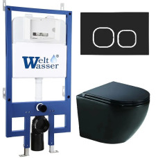 Душевая кабина Weltwasser BAMBERG 545 + MERZBACH 043 XL MT-BL + BAMBERG BL 10000014136