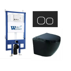 Душевая кабина Weltwasser BAMBERG 545 + MERZBACH 041 XL MT-BL + BAMBERG BL 10000012875