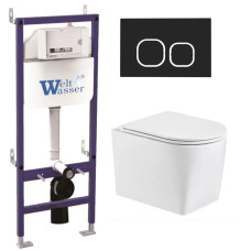 Душевая кабина Weltwasser BAMBERG 460 + NESENBACH 004 GL-WT + BAMBERG BL 10000012911