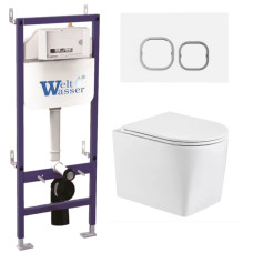 Душевая кабина Weltwasser BAMBERG 460 + NESENBACH 004 GL-WT + BAMBERG WT 10000012913