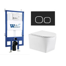 Душевая кабина Weltwasser BAMBERG 545 + NESENBACH 004 GL-WT + BAMBERG BL 10000012917